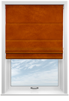 Odessa Velvet, Rust - Roman Blind